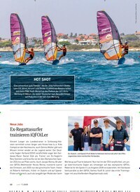 Titelbild der Ausgabe 7/2025 von Ex-Regattasurfer trainieren iQFOiLer. Zeitschriften als Abo oder epaper bei United Kiosk online kaufen.