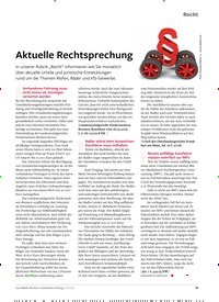 Titelbild der Ausgabe 1/2020 von Recht: Aktuelle Rechtsprechung. Zeitschriften als Abo oder epaper bei United Kiosk online kaufen.