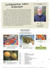 Titelbild der Ausgabe 1/2023 von Wildgehölze retten Kulturgut. Zeitschriften als Abo oder epaper bei United Kiosk online kaufen.