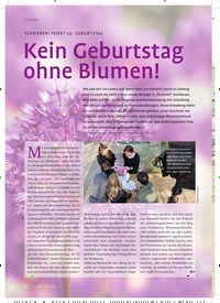 Titelbild der Ausgabe 7/2022 von Kein Gebur tstag ohne Blumen!. Zeitschriften als Abo oder epaper bei United Kiosk online kaufen.