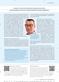 Titelbild der Ausgabe 2/2022 von JENSEITS DES NISTKASTEN-NATURSCHUTZES: ENGAGIEREN SIE SICH IN DER ÖFFENTLICHEN DEBATTE!. Zeitschriften als Abo oder epaper bei United Kiosk online kaufen.