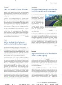 Titelbild der Ausgabe 2/2022 von Mehr Biodiversität bei unternehmerischen Entscheidungen. Zeitschriften als Abo oder epaper bei United Kiosk online kaufen.