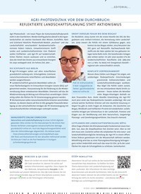 Titelbild der Ausgabe 3/2022 von AGRI-PHOTOVOLTAIK VOR DEM DURCHBRUCH: REFLEKTIERTE LANDSCHAFTSPLANUNG STATT AKTIONISMUS. Zeitschriften als Abo oder epaper bei United Kiosk online kaufen.