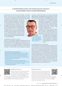 Titelbild der Ausgabe 7/2022 von EIN BLINDER FLECK IN DER PÄDAGOGIK. Zeitschriften als Abo oder epaper bei United Kiosk online kaufen.