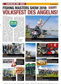 Titelbild der Ausgabe 110/2018 von FISHING MASTERS SHOW 2018: VOLKSFEST DES ANGELNS!. Zeitschriften als Abo oder epaper bei United Kiosk online kaufen.