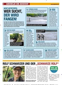 Titelbild der Ausgabe 180/2018 von ACHT HITZETIPPS: WER SUCHT, DER WIRD FANGEN!. Zeitschriften als Abo oder epaper bei United Kiosk online kaufen.