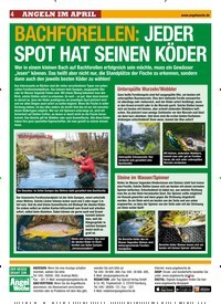 Titelbild der Ausgabe 80/2019 von BACHFORELLEN: JEDER SPOT HAT SEINEN KÖDER. Zeitschriften als Abo oder epaper bei United Kiosk online kaufen.