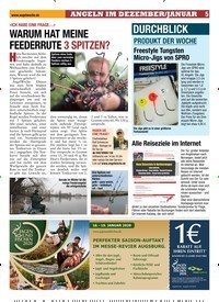 Titelbild der Ausgabe 10/2020 von »ICH HABE EINE FRAGE…«:WARUM HAT MEINE FEEDERRUTE 3 SPITZEN?. Zeitschriften als Abo oder epaper bei United Kiosk online kaufen.