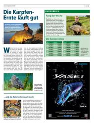 Titelbild der Ausgabe 200/2023 von Die Karpfen-Ernte läuft gut. Zeitschriften als Abo oder epaper bei United Kiosk online kaufen.