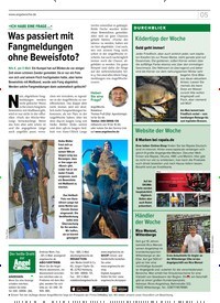 Titelbild der Ausgabe 200/2023 von Was passiert mit Fangmeldungen ohne Beweisfoto?. Zeitschriften als Abo oder epaper bei United Kiosk online kaufen.