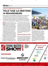 Titelbild der Ausgabe 70/2018 von FISHING MASTERS SHOW ON TOUR 2018: TOLLE TAGE AM BEETZSEE IN BRANDENBURG. Zeitschriften als Abo oder epaper bei United Kiosk online kaufen.
