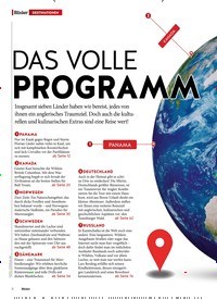 Titelbild der Ausgabe 121/2018 von DESTINATIONEN: DAS VOLLE PROGRAMM. Zeitschriften als Abo oder epaper bei United Kiosk online kaufen.