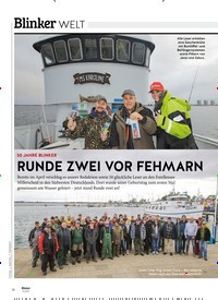 Titelbild der Ausgabe 110/2019 von 50 JAHRE BLINKER: RUNDE ZWEI VOR FEHMARN. Zeitschriften als Abo oder epaper bei United Kiosk online kaufen.