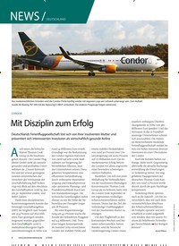 Titelbild der Ausgabe 20/2020 von NEWS / DEUTSCHLAND: CONDOR: Mit Disziplin zum Erfolg. Zeitschriften als Abo oder epaper bei United Kiosk online kaufen.