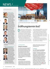 Titelbild der Ausgabe 20/2020 von NEWS / DEUTSCHLAND: BER: Eröffnungstermin fest?. Zeitschriften als Abo oder epaper bei United Kiosk online kaufen.