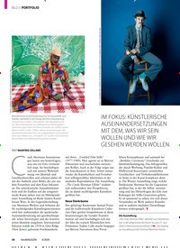 Titelbild der Ausgabe 40/2020 von PORTFOLIO: IM FOKUS: KÜNSTLERISCHE AUSEINANDERSETZUNGEN MIT DEM, WAS WIR SEIN WOLLEN UND WIE WIR GESEHEN WERDEN WOLLEN.. Zeitschriften als Abo oder epaper bei United Kiosk online kaufen.
