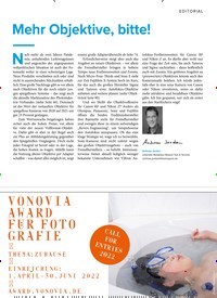 Titelbild der Ausgabe 50/2022 von Mehr Objektive, bitte!. Zeitschriften als Abo oder epaper bei United Kiosk online kaufen.
