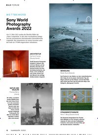 Titelbild der Ausgabe 50/2022 von Sony World Photography Awards 2022. Zeitschriften als Abo oder epaper bei United Kiosk online kaufen.