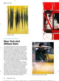 Titelbild der Ausgabe 70/2022 von New York ehrt William Klein. Zeitschriften als Abo oder epaper bei United Kiosk online kaufen.