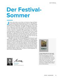 Titelbild der Ausgabe 80/2022 von Der Festival-Sommer. Zeitschriften als Abo oder epaper bei United Kiosk online kaufen.