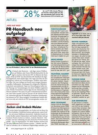 Titelbild der Ausgabe 60/2018 von AKTUELL: „WILD AUF WILD“:PR-Handbuch neu aufgelegt. Zeitschriften als Abo oder epaper bei United Kiosk online kaufen.
