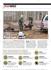 Titelbild der Ausgabe 110/2018 von ASP IN BELGIEN ANGEKOMMEN: Fünf vor Zwölf. Zeitschriften als Abo oder epaper bei United Kiosk online kaufen.