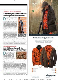 Titelbild der Ausgabe 110/2019 von ÄNDERUNG DES WAFFENGESETZES: Schalldämpfer und Nachtsichtvorsatzgeräte bald erlaubt?. Zeitschriften als Abo oder epaper bei United Kiosk online kaufen.