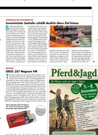Titelbild der Ausgabe 120/2019 von ÄNDERUNG DES WAFFENRECHTS: Innenminister Seehofer schießt deutlich übers Ziel hinaus. Zeitschriften als Abo oder epaper bei United Kiosk online kaufen.