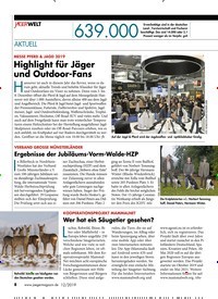 Titelbild der Ausgabe 120/2019 von MESSE PFERD & JAGD 2019: Highlight für Jäger und Outdoor-Fans. Zeitschriften als Abo oder epaper bei United Kiosk online kaufen.