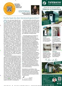 Titelbild der Ausgabe 30/2022 von Fuchs hast du den Verstand gestohlen?. Zeitschriften als Abo oder epaper bei United Kiosk online kaufen.