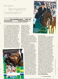 Titelbild der Ausgabe 70/2018 von Was wurde aus …: … Springpferd Lambrasco?. Zeitschriften als Abo oder epaper bei United Kiosk online kaufen.