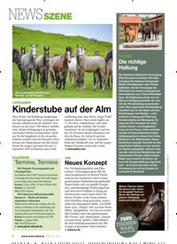 Titelbild der Ausgabe 71/2019 von NEWSSZENE: LIPIZZANER: Kinderstube auf der Alm. Zeitschriften als Abo oder epaper bei United Kiosk online kaufen.