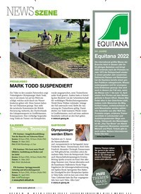 Titelbild der Ausgabe 40/2022 von Equitana 2022. Zeitschriften als Abo oder epaper bei United Kiosk online kaufen.