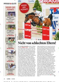 Titelbild der Ausgabe 100/2018 von PFERD DES MONATS: Nicht von schlechten Eltern!. Zeitschriften als Abo oder epaper bei United Kiosk online kaufen.