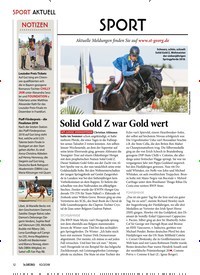 Titelbild der Ausgabe 100/2018 von SPORT: NOTIZEN. Zeitschriften als Abo oder epaper bei United Kiosk online kaufen.