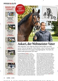 Titelbild der Ausgabe 120/2018 von PFERD DES MONATS Askari, der Weltmeister-Vater. Zeitschriften als Abo oder epaper bei United Kiosk online kaufen.