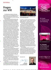 Titelbild der Ausgabe 90/2022 von Fragen zur WM. Zeitschriften als Abo oder epaper bei United Kiosk online kaufen.