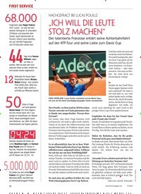 Titelbild der Ausgabe 70/2018 von NACHGEFRAGT BEI LUCAS POUILLE: „ICH WILL DIE LEUTE STOLZ MACHEN“. Zeitschriften als Abo oder epaper bei United Kiosk online kaufen.