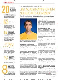 Titelbild der Ausgabe 50/2019 von NACHGEFRAGT BEI BENJAMIN BECKER: „BEI AGASSI HATTE ICH EIN SCHLECHTES GEWISSEN“. Zeitschriften als Abo oder epaper bei United Kiosk online kaufen.
