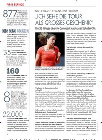 Titelbild der Ausgabe 60/2019 von NACHGEFRAGT BEI ANNA-LENA FRIEDSAM: „ICH SEHE DIE TOUR ALS GROSSES GESCHENK“. Zeitschriften als Abo oder epaper bei United Kiosk online kaufen.