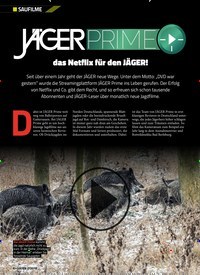 Titelbild der Ausgabe 20/2018 von SAUFILME: das Netflix für den JÄGER!. Zeitschriften als Abo oder epaper bei United Kiosk online kaufen.