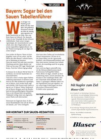 Titelbild der Ausgabe 10/2019 von IM VISIER:Bayern: Sogar bei den Sauen Tabellenführer. Zeitschriften als Abo oder epaper bei United Kiosk online kaufen.