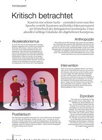 Titelbild der Ausgabe 8/2018 von FOTOKUNST: Kritisch betrachtet. Zeitschriften als Abo oder epaper bei United Kiosk online kaufen.