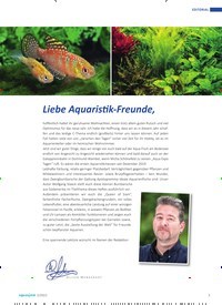 Titelbild der Ausgabe 2/2022 von Liebe Aquaristik-Freunde,. Zeitschriften als Abo oder epaper bei United Kiosk online kaufen.