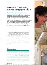 Titelbild der Ausgabe 2/2019 von Maximale Zuwendung, minimale Intensivmedizin. Zeitschriften als Abo oder epaper bei United Kiosk online kaufen.