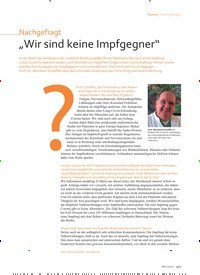 Titelbild der Ausgabe 11/2022 von „Wir sind keine Impfgegner“. Zeitschriften als Abo oder epaper bei United Kiosk online kaufen.