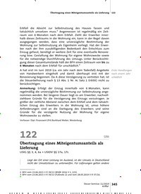 Titelbild der Ausgabe 11/2019 von Übertragung eines Miteigentumsanteils als Lieferung. Zeitschriften als Abo oder epaper bei United Kiosk online kaufen.