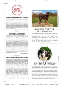 Titelbild der Ausgabe 1/2021 von Aktuell: NEWS RUND UM DEN HUND. Zeitschriften als Abo oder epaper bei United Kiosk online kaufen.