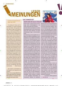 Titelbild der Ausgabe 2/2019 von LESERMEINUNGEN: LESER MEINUNGEN. Zeitschriften als Abo oder epaper bei United Kiosk online kaufen.