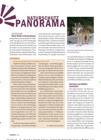 Titelbild der Ausgabe 1/2020 von NATURSCHUTZ PANORAMA. Zeitschriften als Abo oder epaper bei United Kiosk online kaufen.
